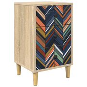 Armadio da Notte OMMEN Rovere Sonoma 36 x 33 x 60 cm 8007289