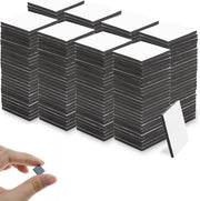 200 pezzi di lastre adesive magnetiche, 10*10*1mm magneti adesivi, magneti per attaccare, strisce adesive magnetiche nere 3M, mini magneti quadrati per frigorifero per scuola, ufficio familiare, lavagna bianca