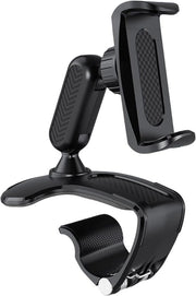 Oggetto di supporto per telefono per cruscotto con rotazione a 360° e chiusura regolabile - Adatto per smartphone e GPS da 4-7 pollici