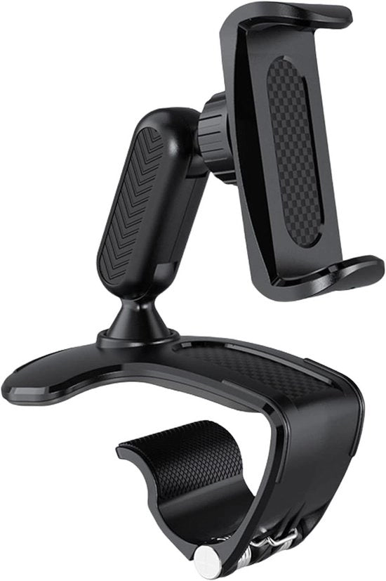 Oggetto di supporto per telefono per cruscotto con rotazione a 360° e chiusura regolabile - Adatto per smartphone e GPS da 4-7 pollici