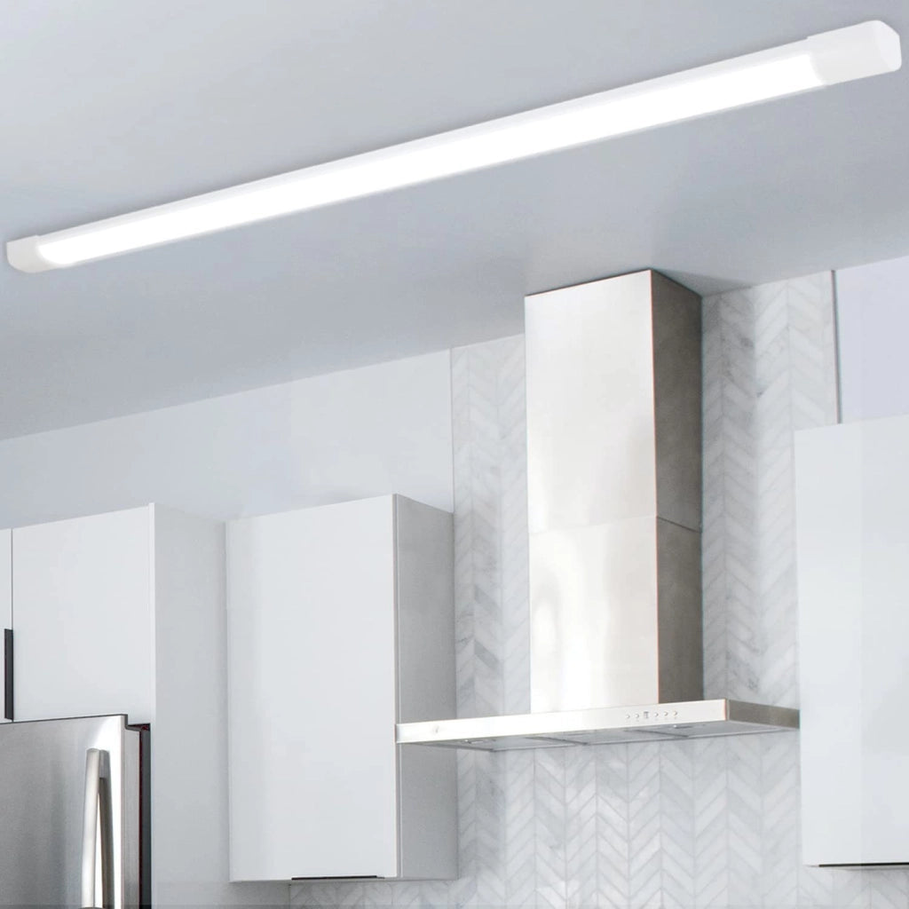 ZMH Lampada da soffitto base tubo LED piatto bianco neutro