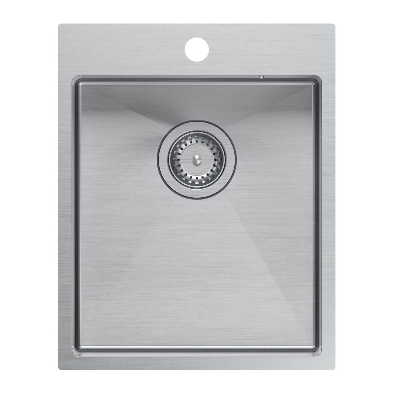 Lavello In Acciaio Russel 90 Brush Nickel