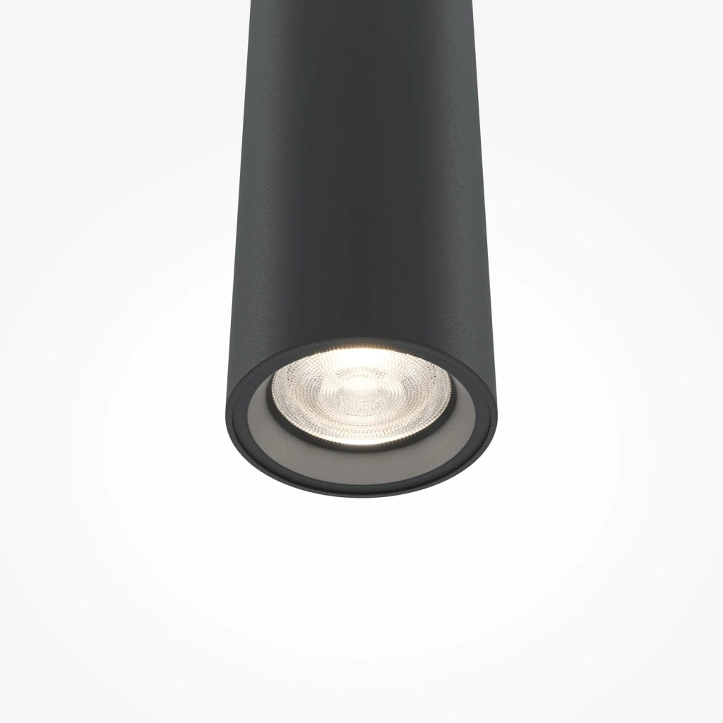 Maytoni Lampadario moderno Pro Extra 1 luce LED integrato nero metallo
