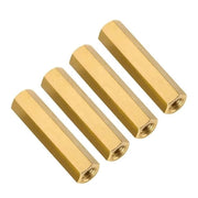 Componente di spaziatura femmina in ottone con finitura a dorso di lupo - M2.5x11mm - Spazio tra componenti - Adatto a vari progetti