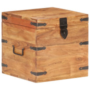 Baule 40x40x40 cm in Legno Massello di Acacia cod mxl 49389