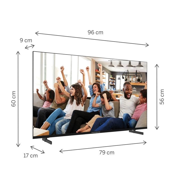 Thomson 43UG4S14 - TV LED da 43 (109 cm) - 4K UHD - Google TV - 2xHDMI 2.0 + 2x HDMI 2.1