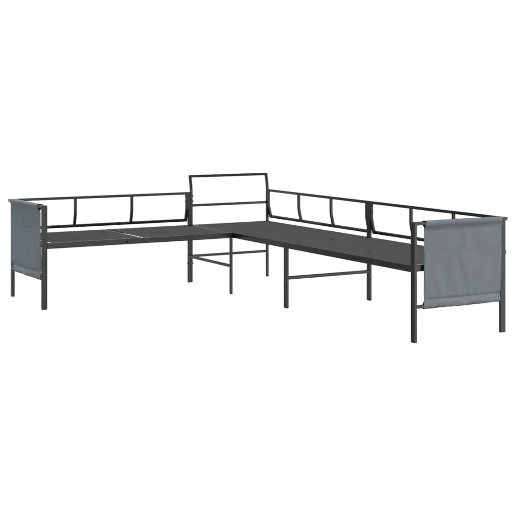 Divano angolare da giardino 230 x 168 x 65 cm acciaio e textilene antracite 02_0013206