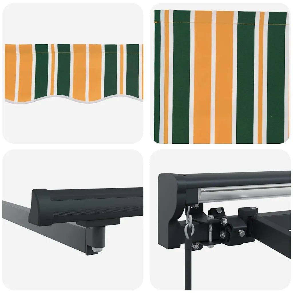 Struttura della tenda Verde e Giallo 400 × 300 cm 3330717