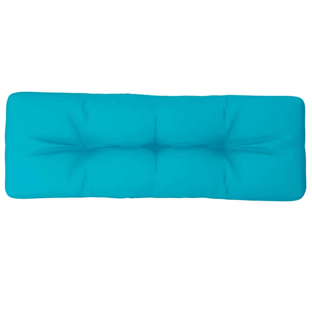 Cuscino per Pallet Turchese 120x40x12 cm Tessuto