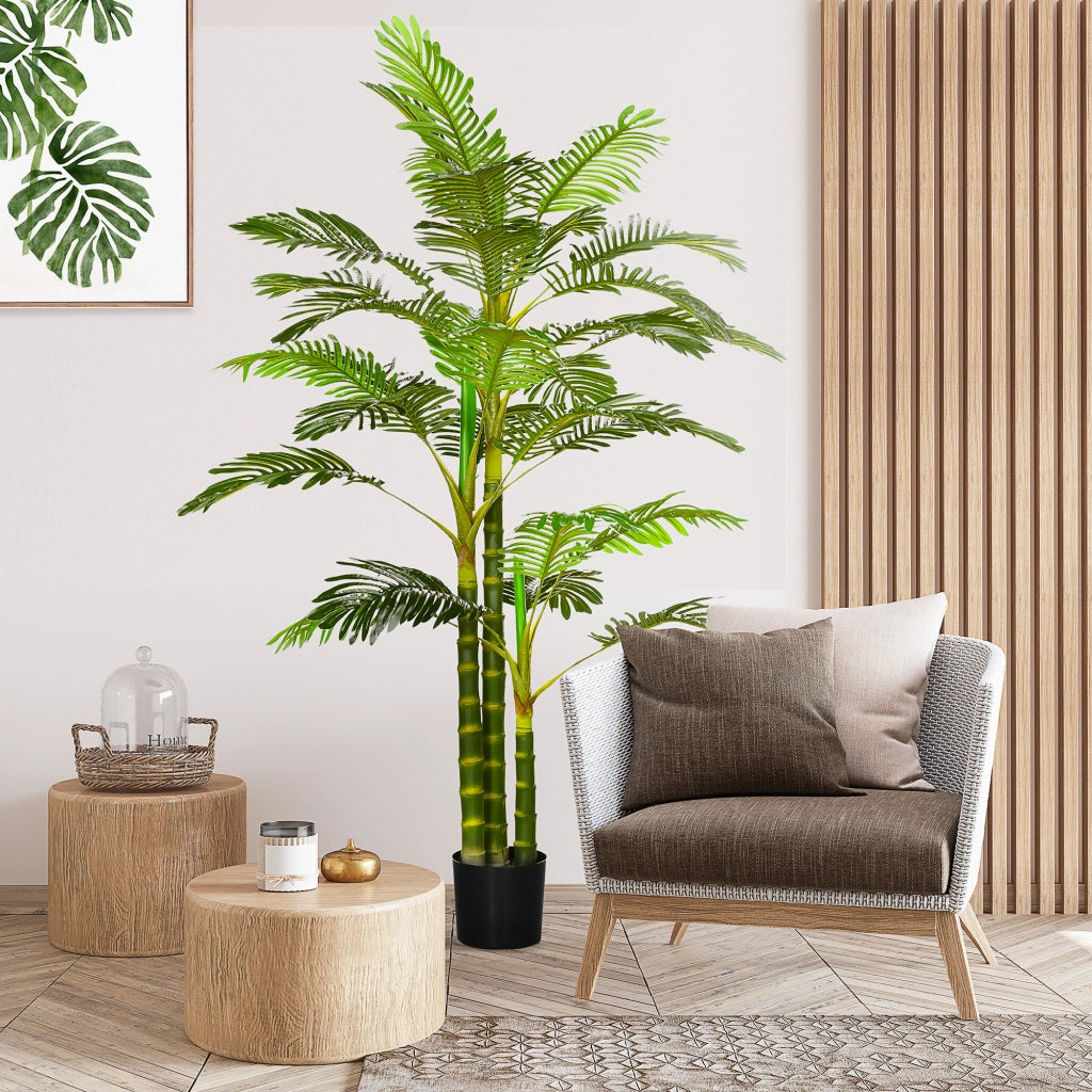 Palma Areca Artificiale ¨C zephmum ¨C Verde 190cm ?19.5x190