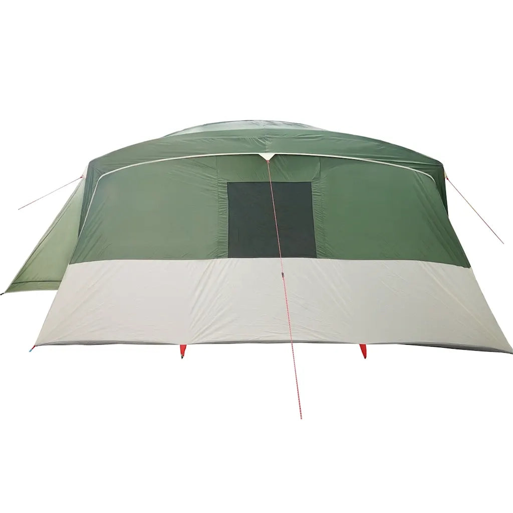 Tenda Familiare a Tunnel per 16 Persone Verde Impermeabile 94707