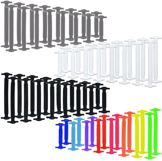 Cinture in silicone da 64 pezzi - Cinture elastiche