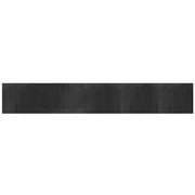 Tappeto del soggiorno | Tappeto Rettangolare Grigio 80x500 cm in Bamb¨´