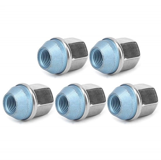 Set di Mozzafiato per Ruote 5 Pezzi - Adatto a Land Rover - Acciaio - Codice OEM LR001381 - Argento - 100% Nuovo - Mozzo per Ruota