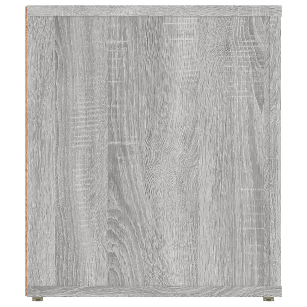 Mobile TV multimediale mensola TV credenza TV sala da pranzo soggiorno camera da letto Sonoma 100 x 35 x 40 cm legno ingegnerizzato grigio 02_0028326