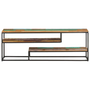 Mobile Porta TV 130x30x45 cm in Legno Massello di Recupero 321624