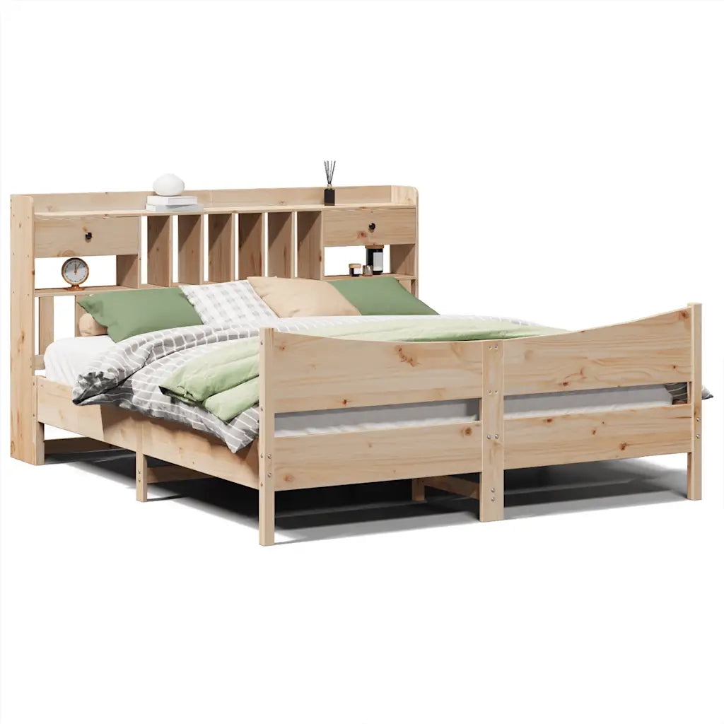 Giroletto senza Materasso-Struttura Letto 180x200 cm in Legno Massello di Pino 746912