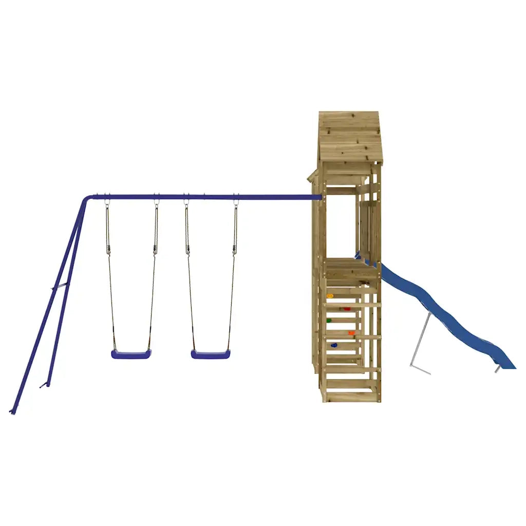 Set da Gioco da Esterno in Legno di Pino Impregnatocod mxl 78677