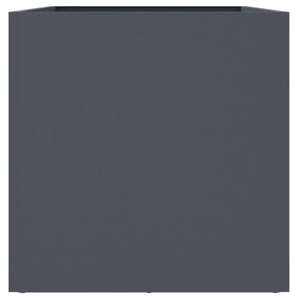 Fioriera Antracite 62x30x29 cm in Acciaio 841591