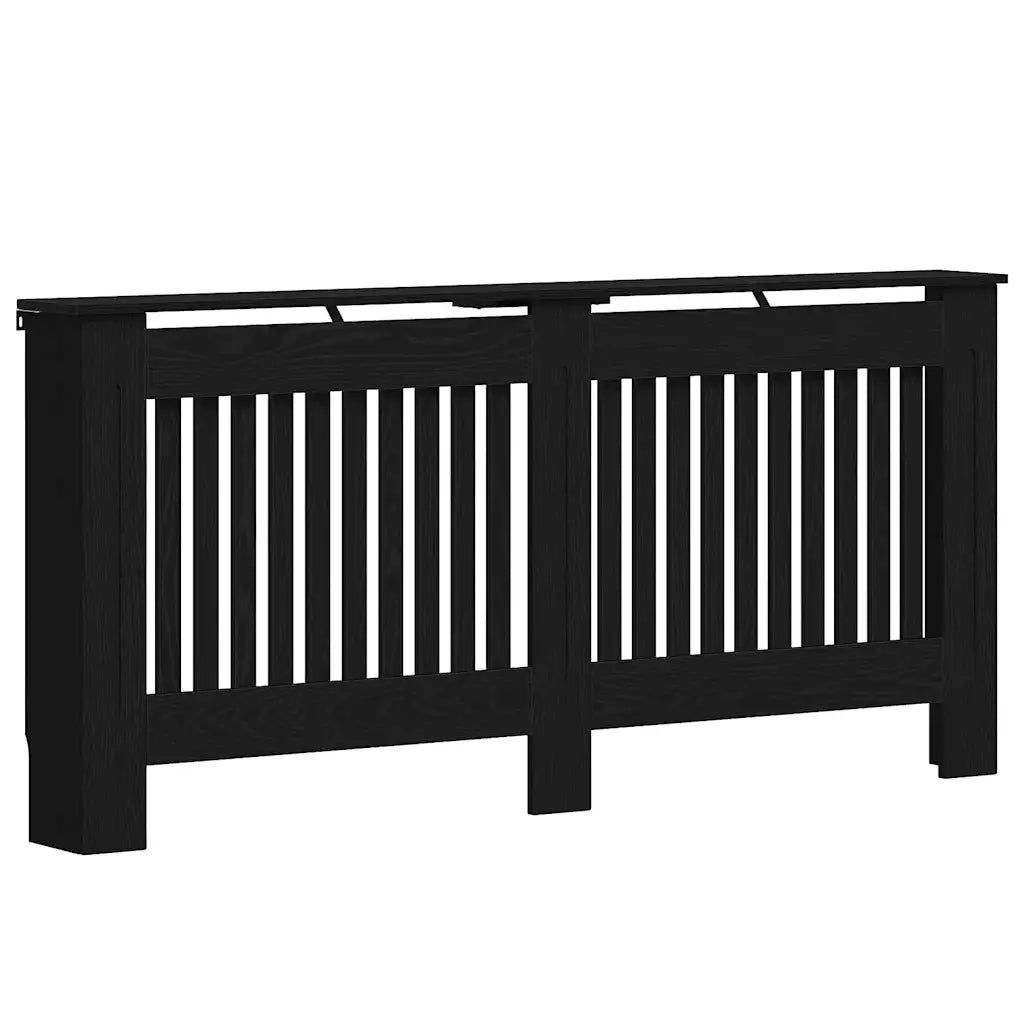 Copertura per radiatori Rovere Nero 172 x 19 x 81,5 cm 884080