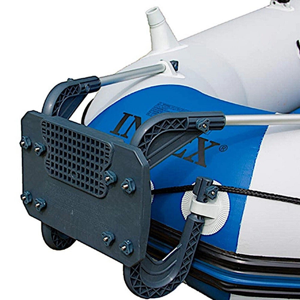 Trade Shop - Kit Di Montaggio Del Motore Per Canotto Gommone Con Supporti In Alluminio 68624 -