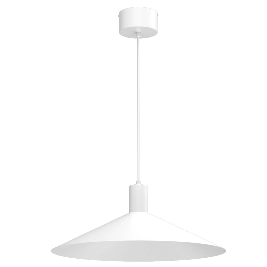 Lampada sospesa conica bianca Nox Luminex 1xGU10 50 cm