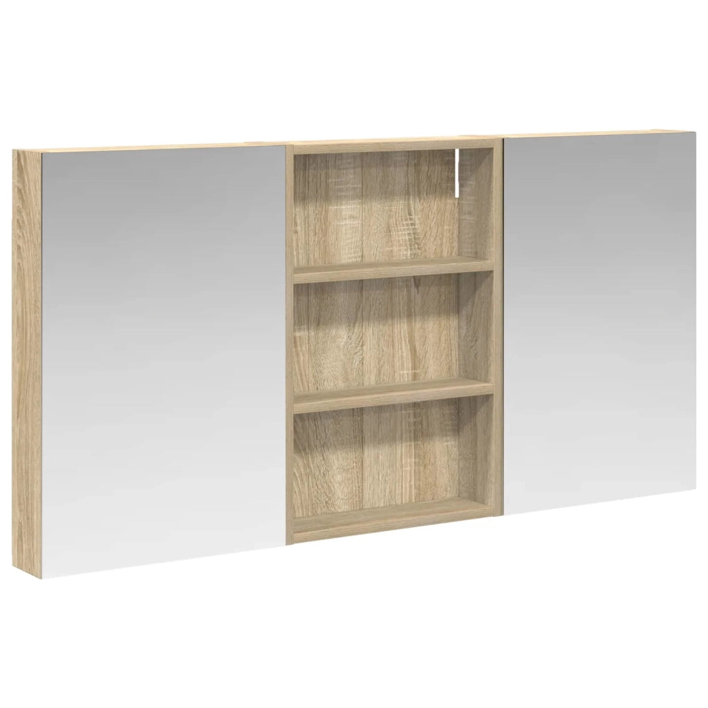 Set di Armadi da Bagno con porta 3 pcs 120 x 10,5 x 60,5 cm 3403730