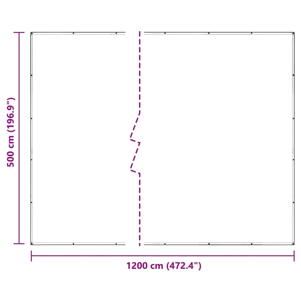 Copertura per Piante Trasparente 5 x 12 m PVC CFW3343839