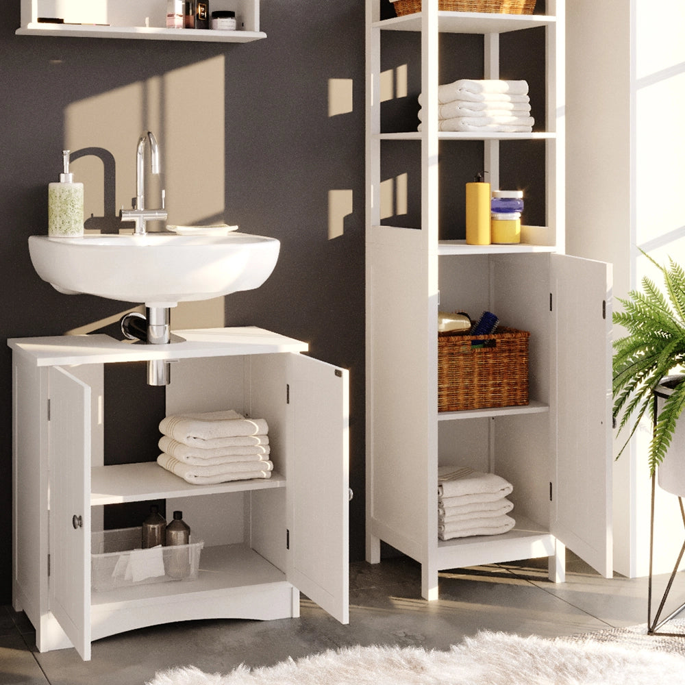 Vicco Mobile bagno alto Bianco 40 x 160 cm