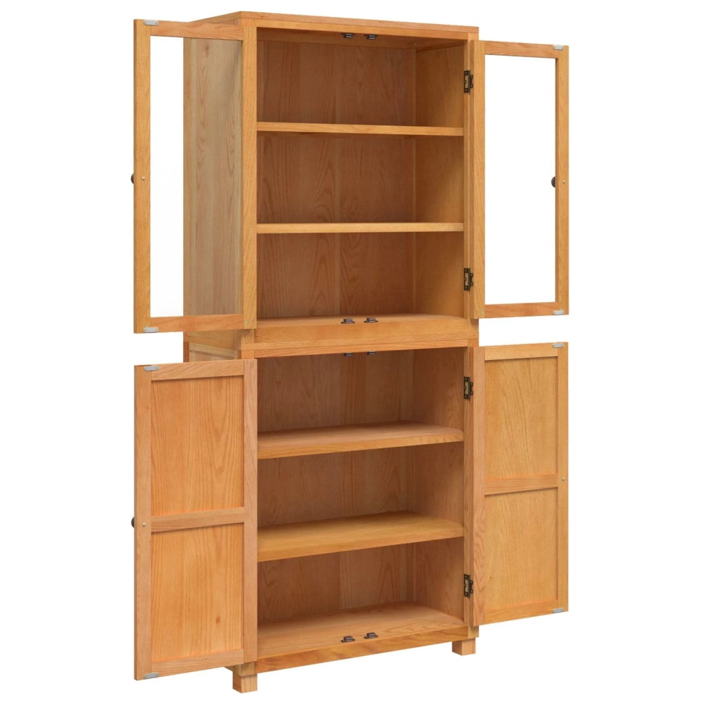 Set di Mobili per Magazzino con lo scaffale 2 pcs Naturale