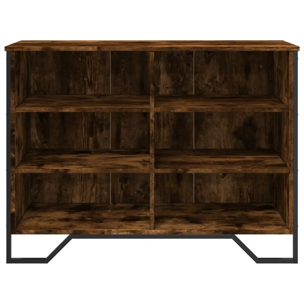Credenza Rovere Fumo 101x35,5x74,5 cm in Legno Multistrato 848556