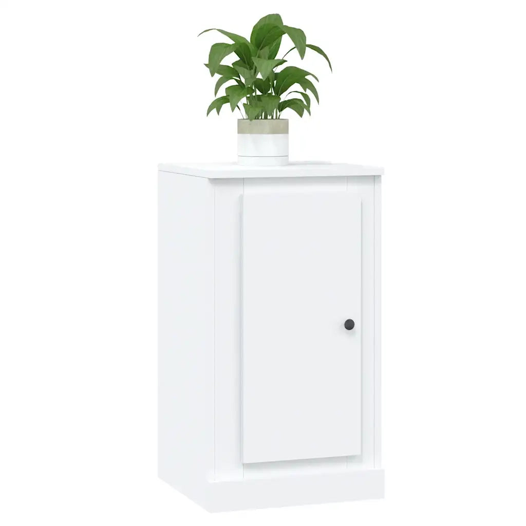 Credenza Bianca 37,5x35,5x67,5 cm in Legno Multistrato 816200