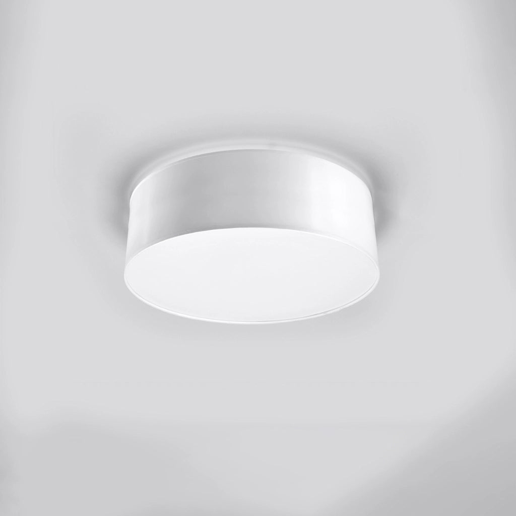 Plafoniera tonda bianca Ø25 PIAZZA Pure Lume E27 15W