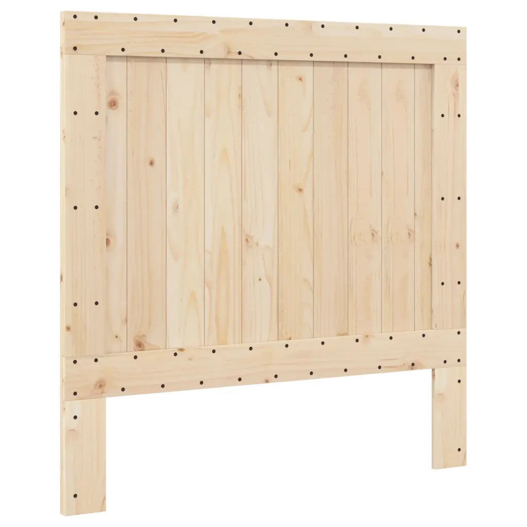 Giroletto con Testiera 100x200 cm Legno Massello di Pino 3281539