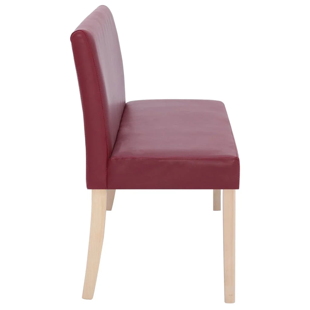 Panca/panca 139,5 cm materiale sintetico rosso bordeaux 02_0010807