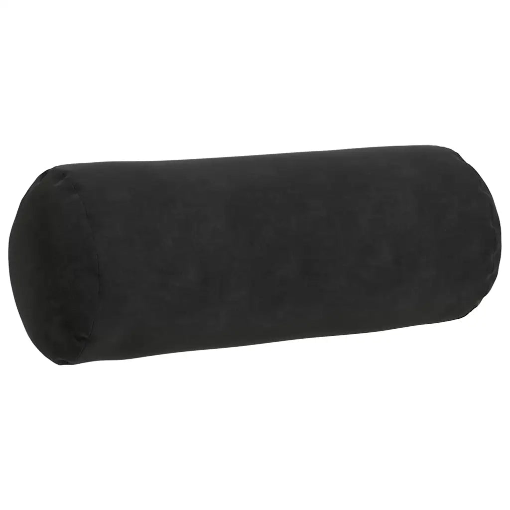 Cuscini a rullo 2 pz | Cuscini per sedie Nero ? 15 x 40 cm Tessuto in Cords