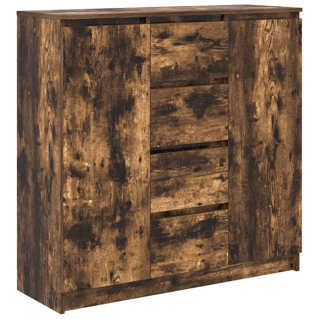 Credenza con Cassetti Rovere Fumo 100,5x35x98,5cm in Truciolato 3328457