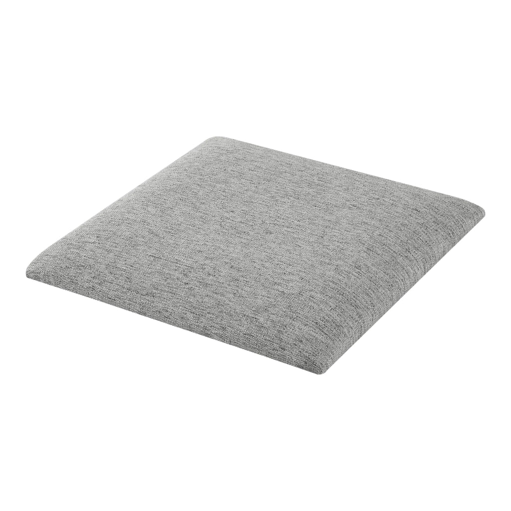 Set di 4 cuscini da parete in tessuto 30 x 30 cm grigio chiaro 03_0010642