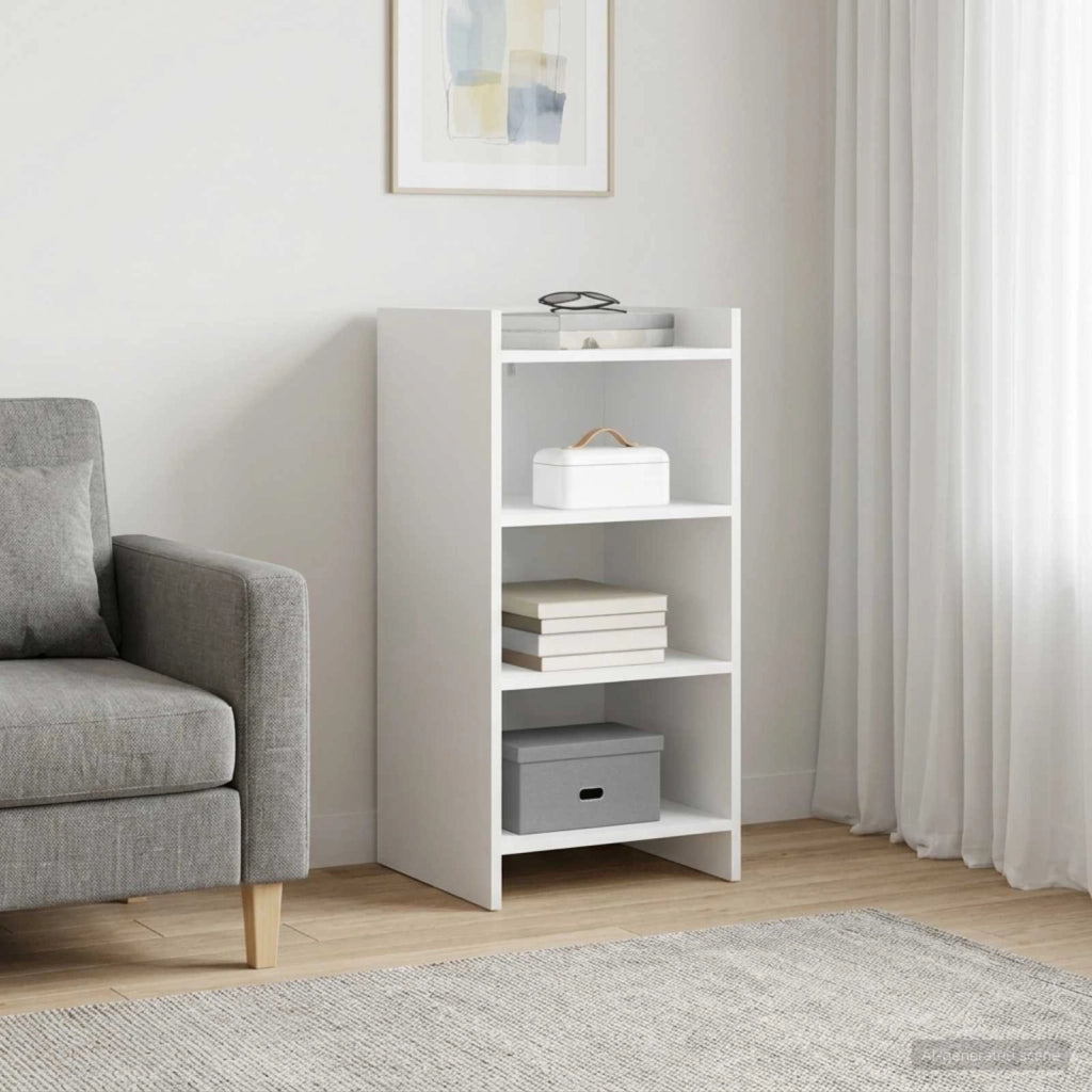 Credenza Bianco 40 x 36 x 80 cm Legno ingegnerizzato 8011067