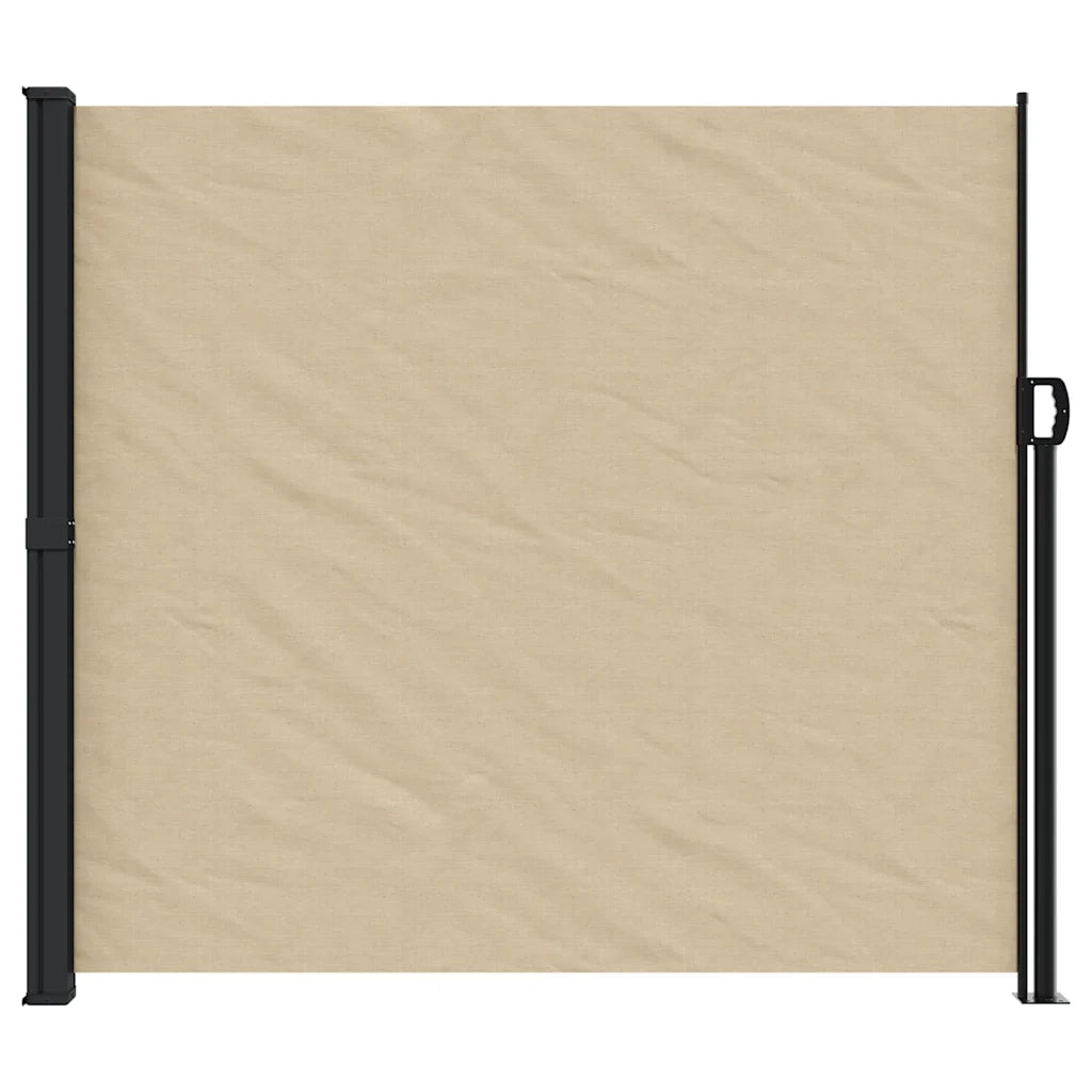 Tenda da Sole Laterale Retrattile Beige 180x500 cm 4004450