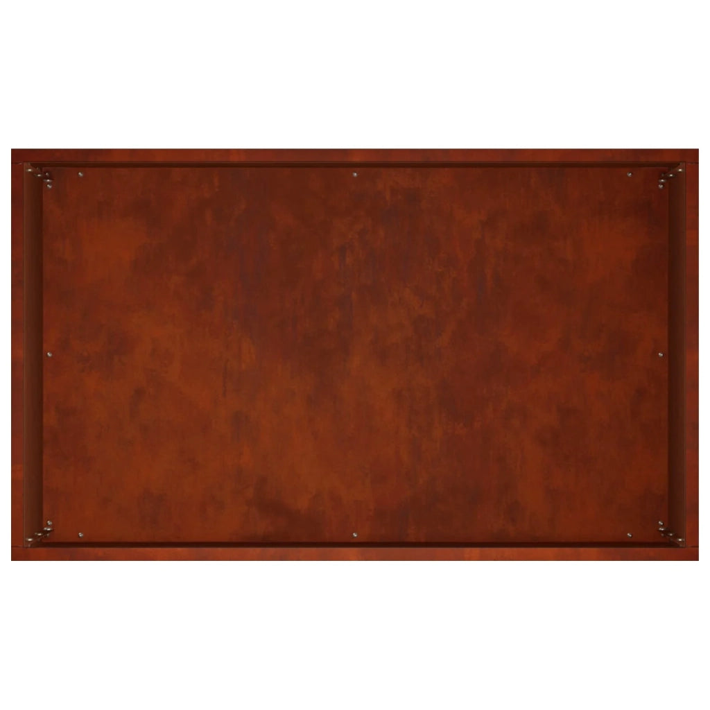 Vaso da giardino Ruggine 50 x 30 x 50 cm Acciaio Corten 8005538