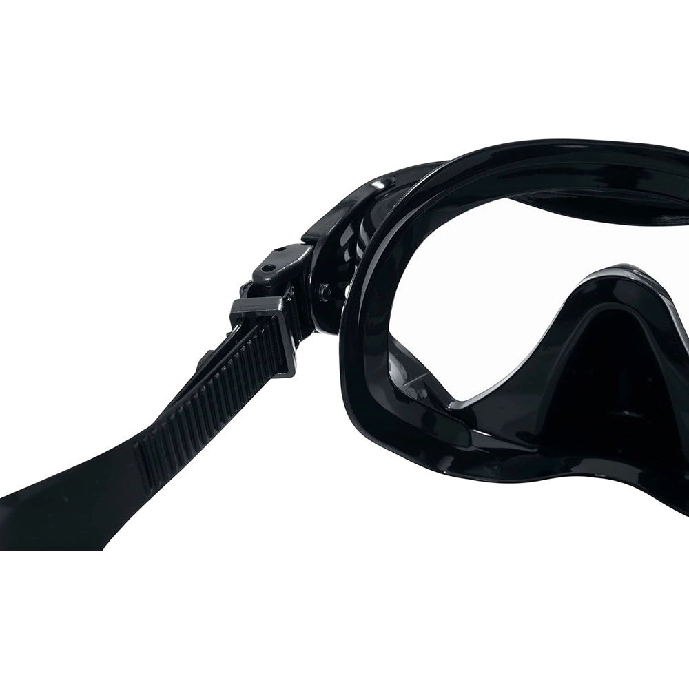 Trade Shop - Maschera Immersioni Crusader Pro Cinturino Silicone Regolabile 14+ Anni 3 Colori 22074 -