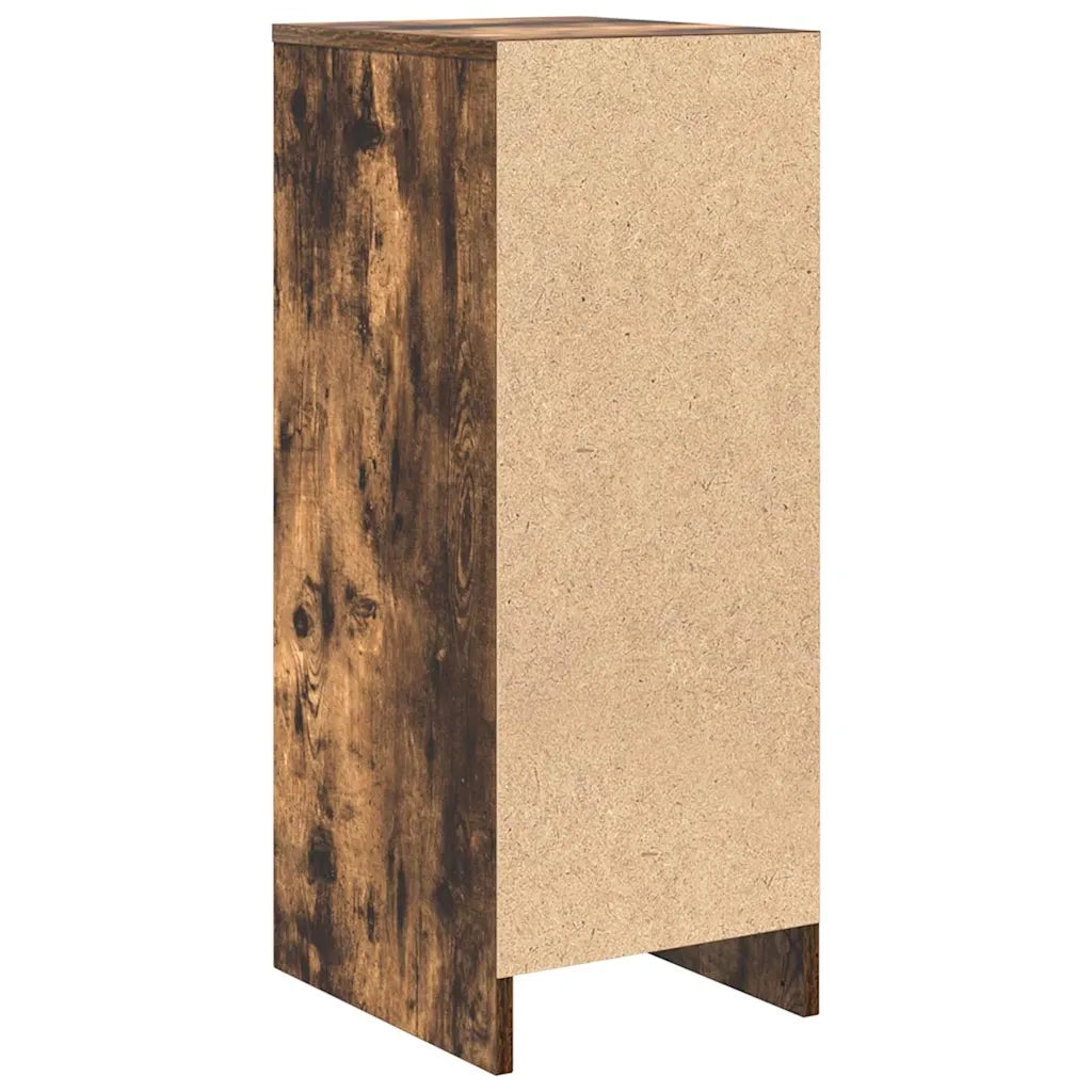 Credenza Rovere Fumo 29,5x34x76 cm in Legno Multistrato 861638