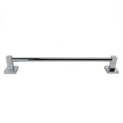 Trade Shop - Porta Asciugamani Asciugamano Acciaio Bagno Fissaggio Parete 40 Cm Square 59190 -