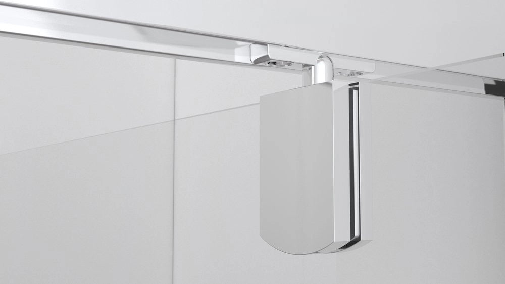 Box Doccia 2 lati 70x80 cm fisso + due battenti H195 cm IOLE Cromato