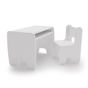 Set per bambini TIMI: tavolo + sedia - bianco