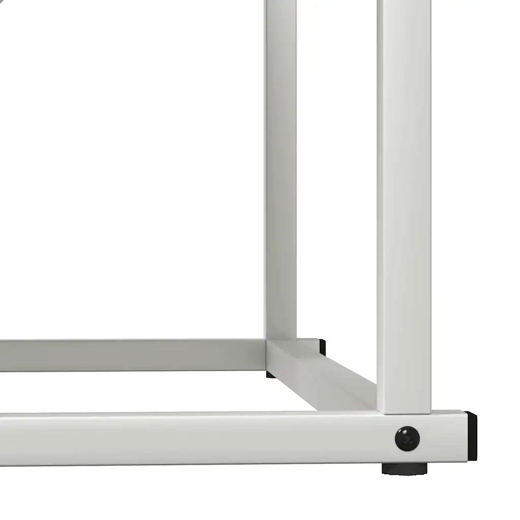 Rastrelliera per Legna da Ardere Bianca 70x43x34,5 cm 864174