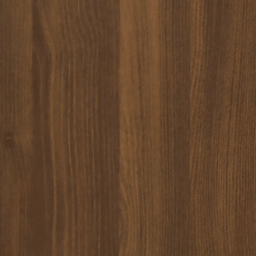 Cassettiera con Ruote rovere marrone in Legno Multistrato 342676