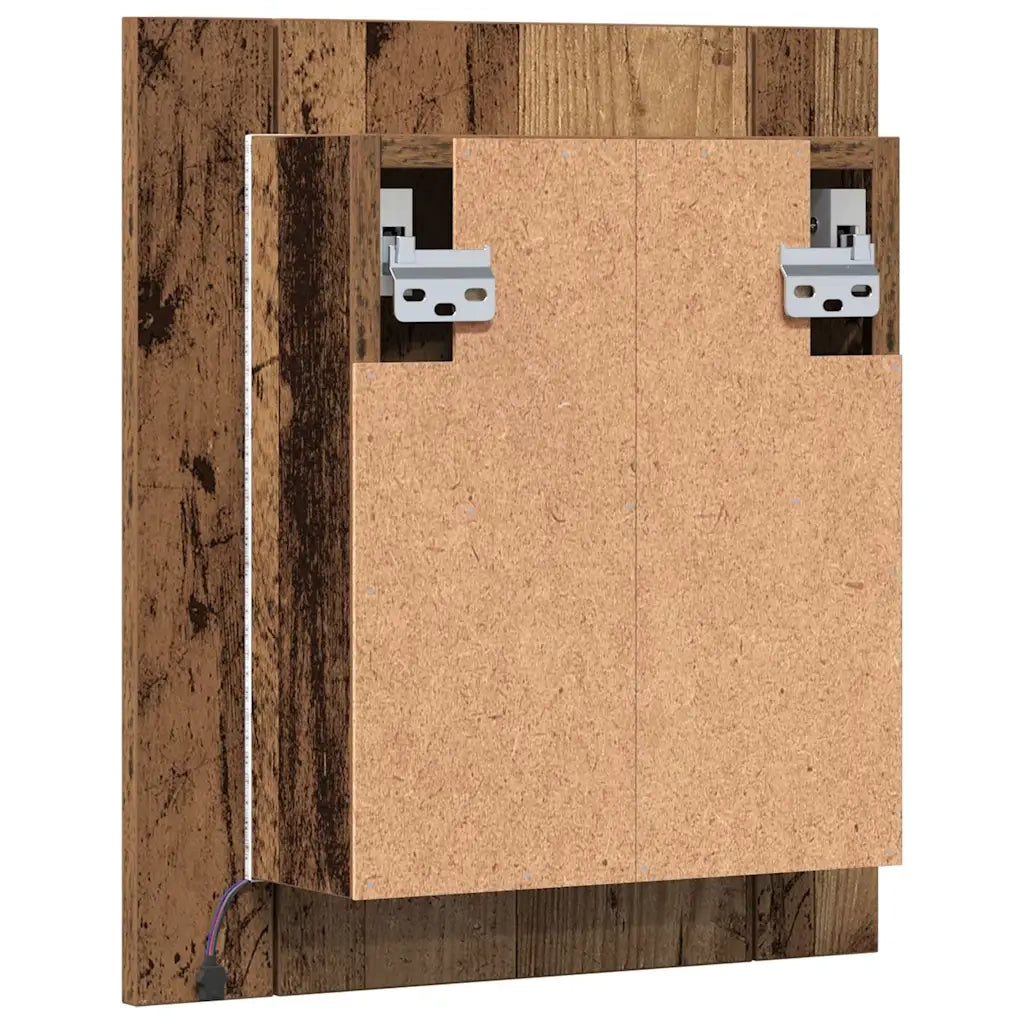 Mobile da Bagno Legno Antico 40x12x45cm in Legno Multistrato