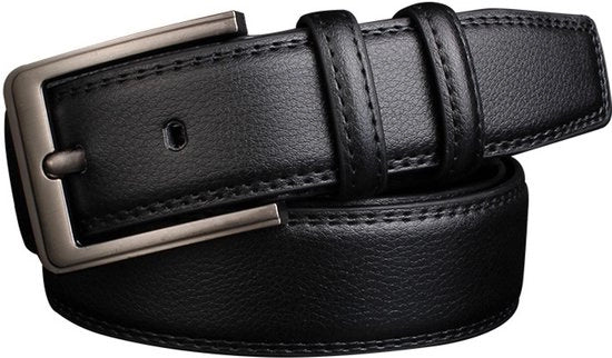 Raccordo cinturino, cintura per abito, 38mm largo, adatto per abbigliamento formale e completi, regalo ideale - nero